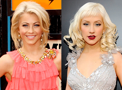 Julianne Hough, Christina Aguilera Julianne Hough, Christina Aguilera